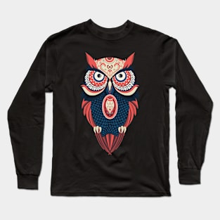 Colorful Owl Long Sleeve T-Shirt